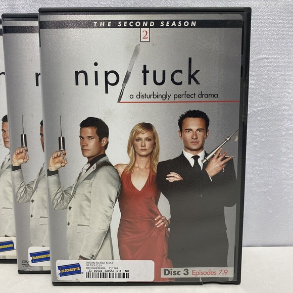 Nip/Tuck -‎ The Complete Second Season (DVD, 2005, 6-Disc Set) Blockbuster - Picture 4 of 9